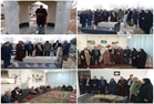 غبارروبی مزار شهدای روستای نورین و دیدار با خانواده‌های معظم شهدا به مناسبت دهه فجر