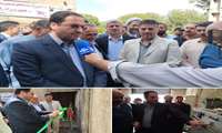 افتتاح طرح آبیاری تحت فشار در شهر هیدج شهرستان ابهر
