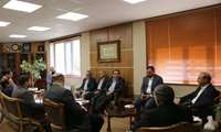 دیدار نوروزی رئیس و اعضای هیات نمایندگان اتاق بازرگانی زنجان با رئیس سازمان جهاد کشاورزی استان
