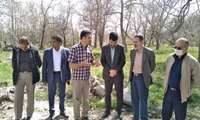 کانال انتقال آب شهر کرسف شهرستان خدابنده مورد بازید قرار گرفت.