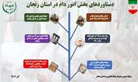 دستاوردهای شاخص امور دام در استان زنجان در سال 1404