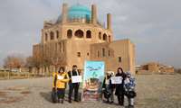  برگزاری پویش  در حوزه محیط زیست به مناسبت روز جهانی خاک در محل گنبد سلطانیه 