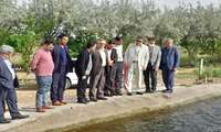 بازرس کل استان زنجان از زنجیره تولید آبزیان شهرستان ماهنشان بازدید کرد