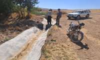 احداث کانال آب زراعی روستای هلیل آباد