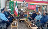 دیدار مدیر جهاد کشاورزی شهرستان خرم دره و کارکنان این مدیریت با امام جمعه به مناسبت آغاز هفته جهاد کشاورزی