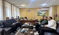 دیدار مدیر جهاد کشاورزی خرم‌دره با فرماندار به مناسبت هفته جهاد کشاورزی