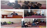 برگزاری مراسم زیارت عاشورا در مدیریت جهادکشاورزی شهرستان خرم دره 