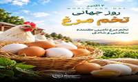 ۱۷ مهرماه روز جهانی تخم مرغ گرامی باد