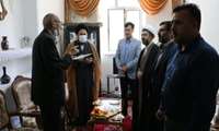 دیدار از ایثارگر باز نشسته سازمان آقای محرمعلی تقیلو