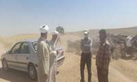 بازدید ازمزرعه های روستاهای مهرآباد و اربط در بخش زنجانرود شهرستان زنجان