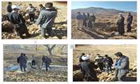 استقرار میز خدمت در روستای پشتوک با هماهنگی سپاه ناحیه ماهنشان به مناسبت هفته بسیج