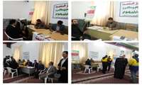استقرار میز خدمت در نماز جمعه دندی