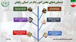 دستاوردهای شاخص امور دام در استان زنجان در سال 1404