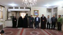 دیدار و تجلیل از خانواده شهید جهادگر حاج شیخ علی اکبر اسماعیلی در زنجان  همزمان با آغاز هفته جهاد