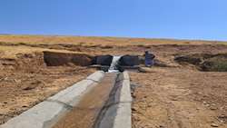 بازدید میدانی از مسیر پروژه کانال انتقال آب کشاورزی روستای نکتو شهرستان ایجرود استان زنجان