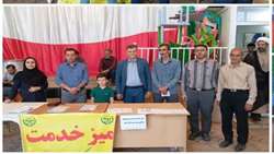 برگزاری میز خدمت در مصلی نماز جمعه شهر ابهر به مناسبت هفته جهاد کشاورزی