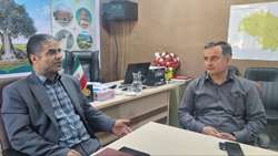 دیدار رئیس و کارکنان جهاد کشاورزی طارم با فرماندار به مناسبت هفته جهاد کشاورزی