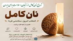 نان کامل؛ انتخاب امروز، سلامتی فردا