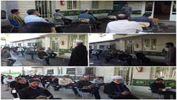 برگزاری مراسم زیارت عاشورا همزمان با هفته دولت در مدیریت جهاد کشاورزی شهرستان ایجرود