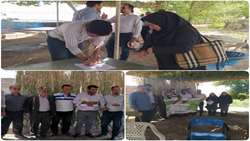 کیل گیری مزرعه یونجه