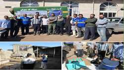برگزاری اردوی جهادی به مناسبت هفته دفاع مقدس