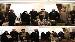 مراسم دیدار با خانواده شهید امنیت حسین اجاقی با حضور حجت الاسلام و المسلمین حسینی