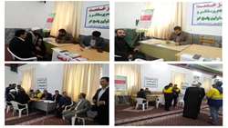 استقرار میز خدمت در نماز جمعه دندی