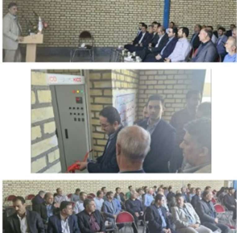 افتتاح شرکت تولیدکننده خوراک دام و طیور به مناسبت هفته دولت در شهرستان سلطانیه 