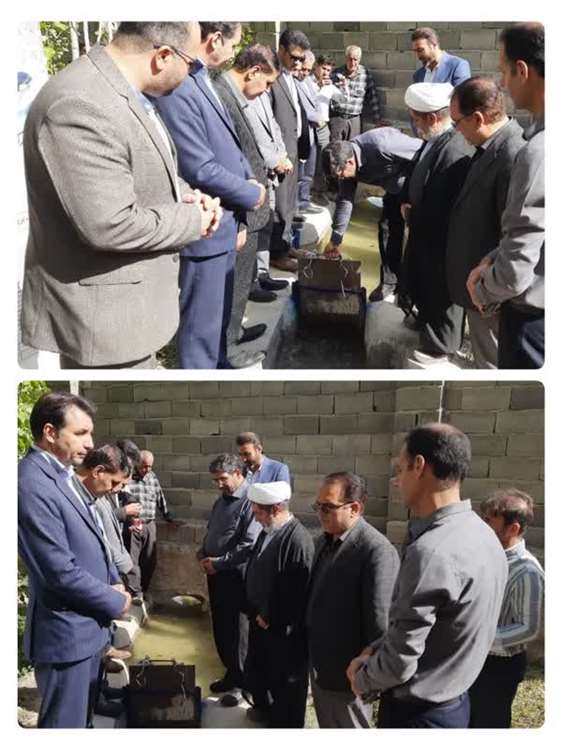 افتتاح فاز 4 کانال انتقال آب زراعی شهر کرسف شهرستان خدابنده همزمان با ششمین روز از هفته دولت 