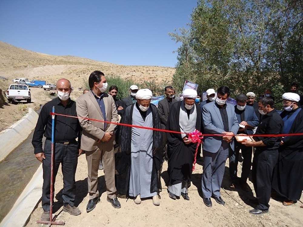 افتتاح دو مورد پروژه آب و خاک درهفته دولت در شهرستان ماهنشان
