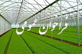 فراخوان عمومی شهرک گلخانه ای استان زنجان
