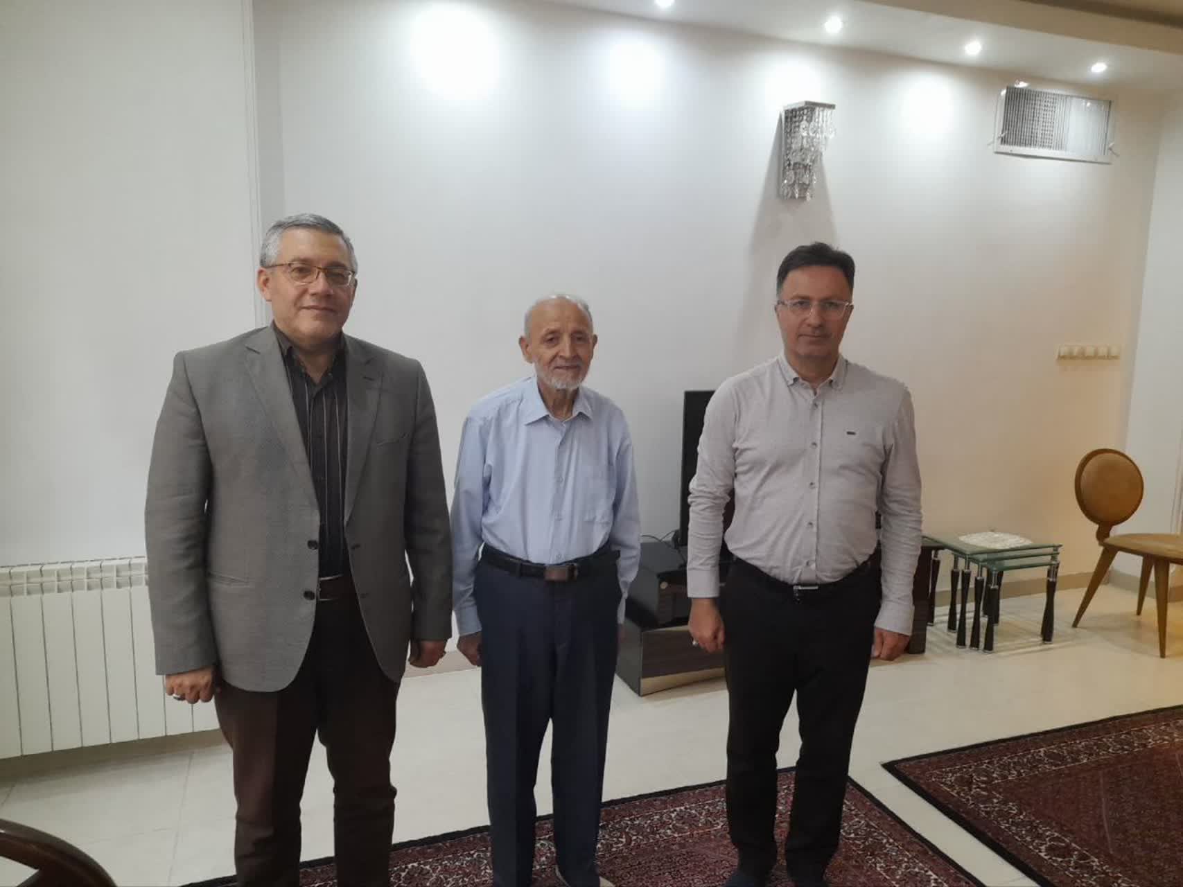 دیدار رئیس سازمان جهاد کشاورزی استان زنجان با  جلیل خانی، پیشکسوت عرصه جهاد کشاورزی