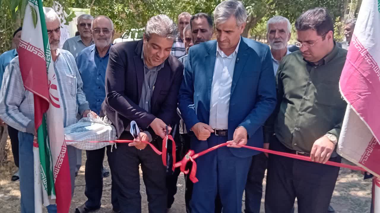 افتتاح ۳ طرح آب و خاک در شهرستان خرم‌دره همزمان با هفته دولت